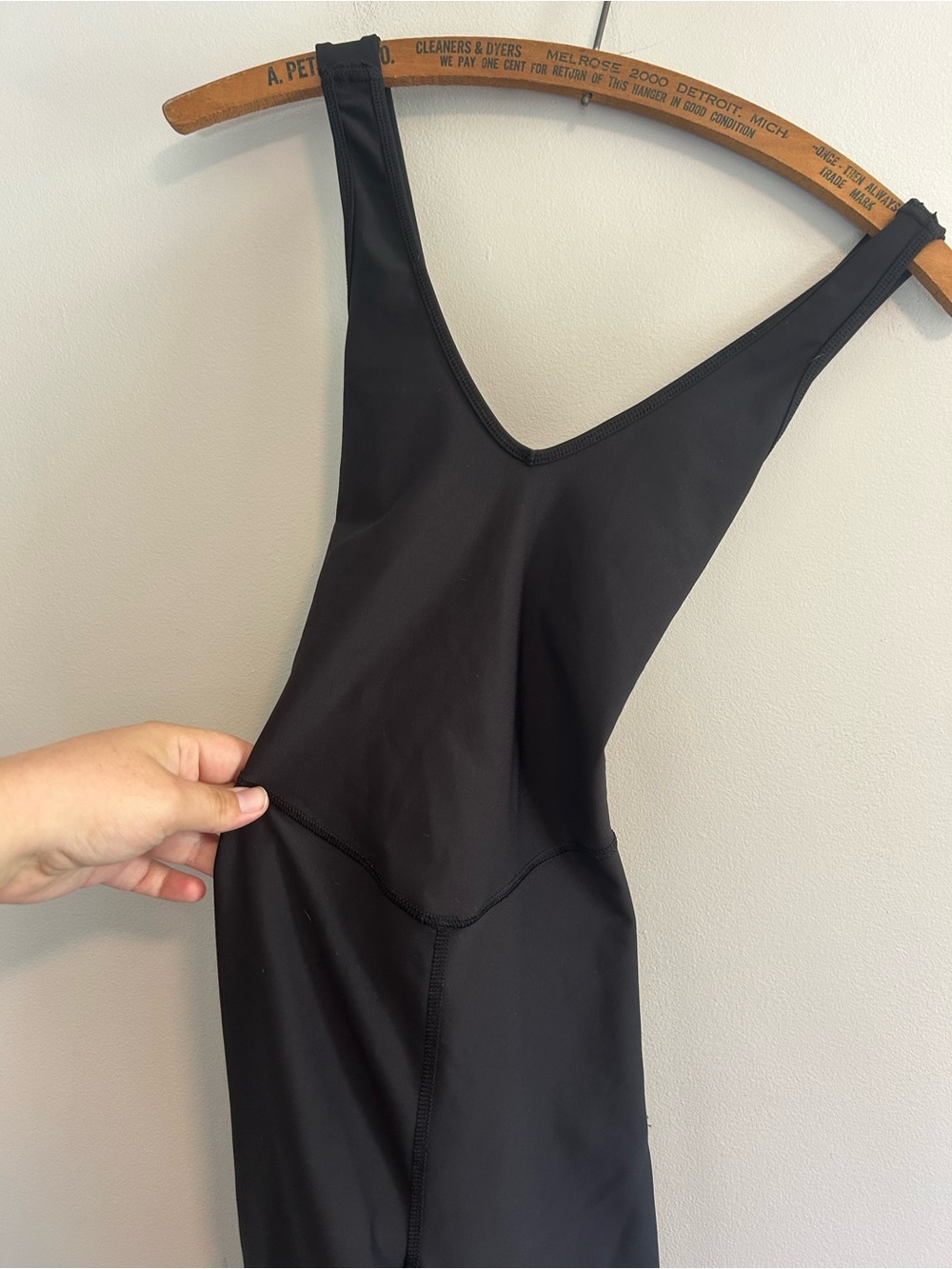 Old navy active women’s small black PowerSoft cross back tank pants romper - Picture 2 of 4
